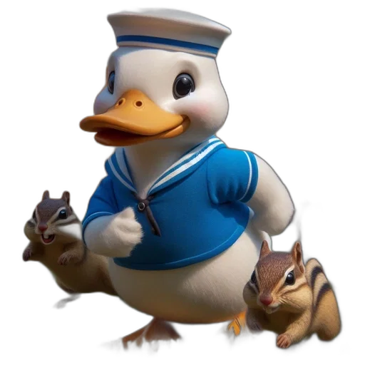 staff, animal, concept art, 3d render transparent PNG cut-out
