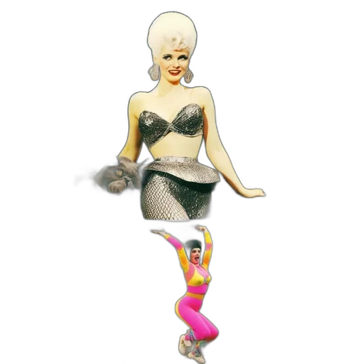 dress, concept art, cartoon, 3d render transparent PNG cut-out