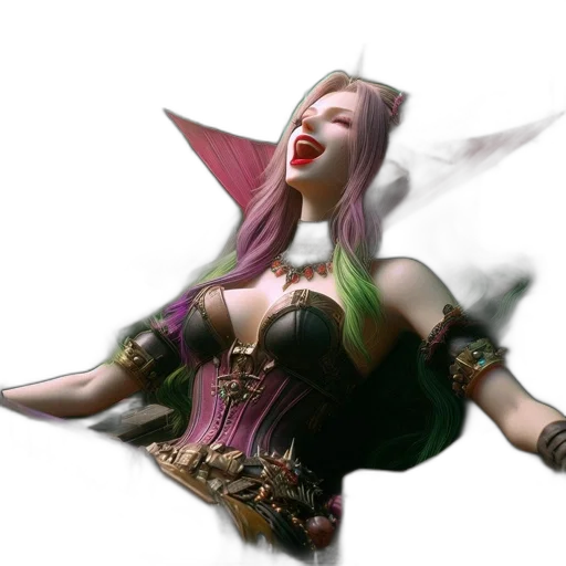 staff, weapon, concept art, 3d render transparent PNG cut-out