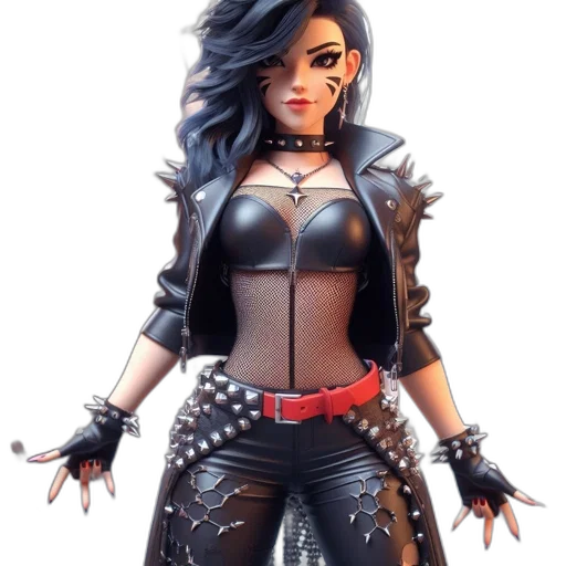 concept art, fantasy art, cyberpunk, comic book art transparent PNG cut-out