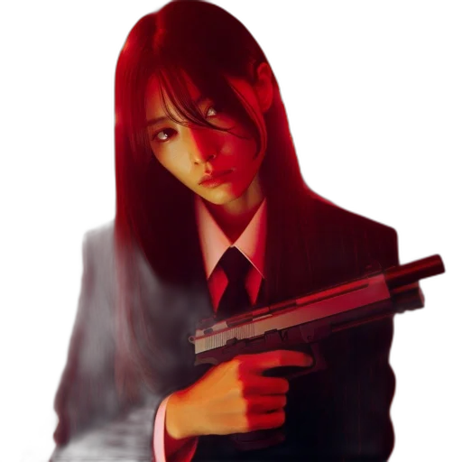 weapon, staff, anime, photorealistic transparent PNG cut-out