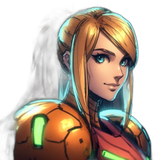 robot, face, concept art, comic book art transparent PNG cut-out