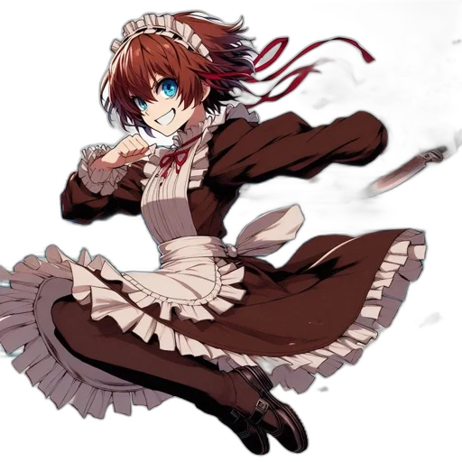 dress, staff, weapon, creature transparent PNG cut-out