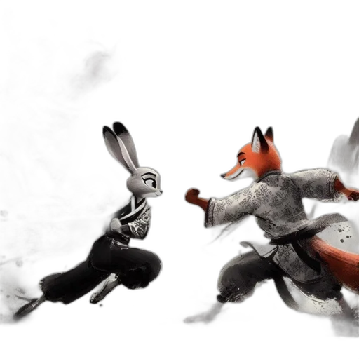 animal, concept art, 3d render, fantasy art transparent PNG cut-out