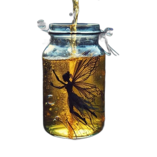 bottle, dragon, dress, jewelry transparent PNG cut-out