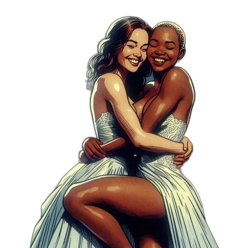 dress, comic book art, concept art, photorealistic transparent PNG cut-out