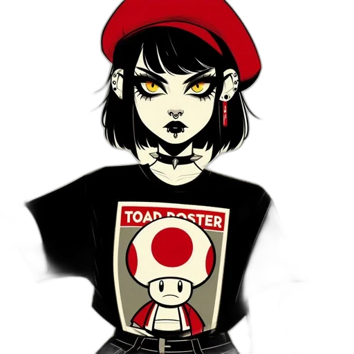hat, concept art, cartoon, pixel art transparent PNG cut-out
