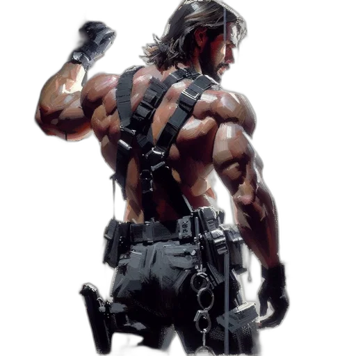 weapon, concept art, comic book art, cyberpunk transparent PNG cut-out