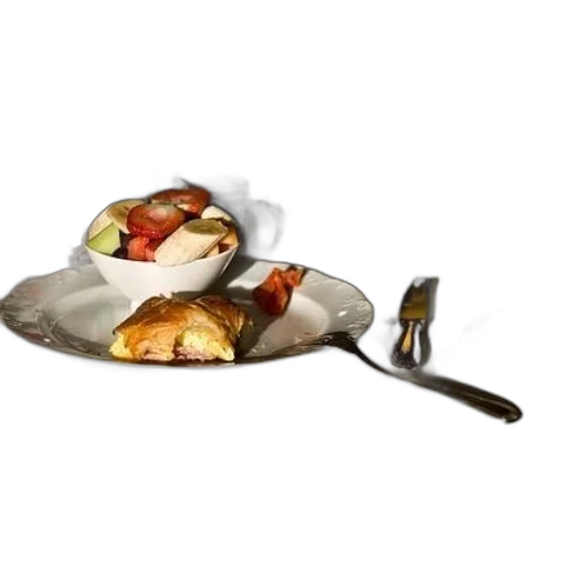 food, 3d render, photorealistic, breakfast transparent PNG cut-out