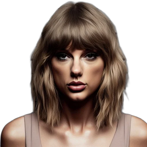 face, hair, photorealistic, cartoon transparent PNG cut-out
