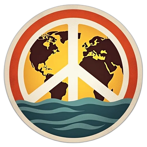 world, peace, day, round transparent PNG cut-out