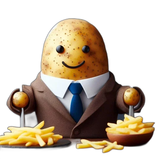 robot, food, jacket, face transparent PNG cut-out