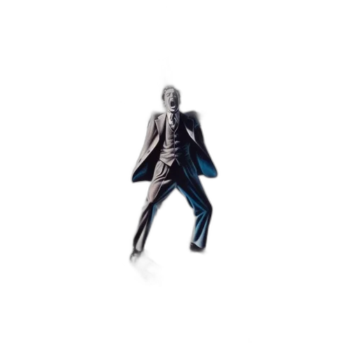jacket, staff, concept art, 3d render transparent PNG cut-out