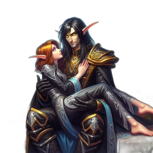 fantasy art, concept art, watercolor, pixel art transparent PNG cut-out