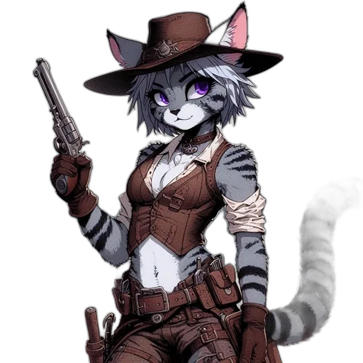 staff, weapon, animal, hat transparent PNG cut-out
