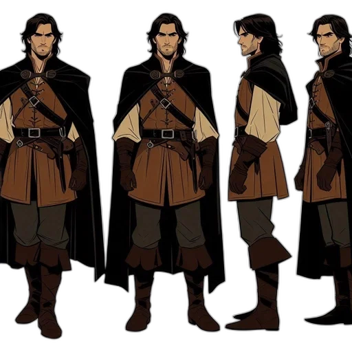 jacket, concept art, comic book art, fantasy art transparent PNG cut-out