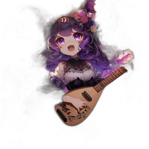 weapon, staff, dragon, dress transparent PNG cut-out