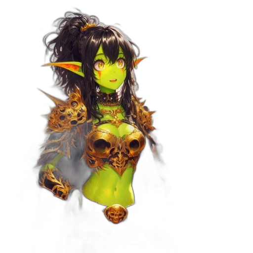 staff, mask, dragon, fantasy art transparent PNG cut-out