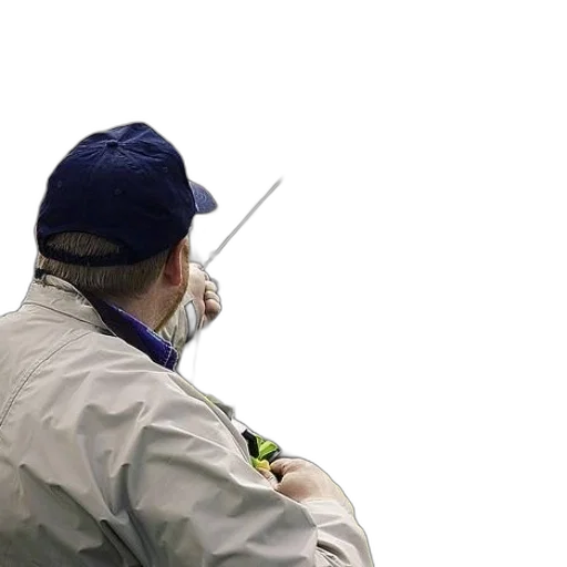staff, hat, jacket, umbrella transparent PNG cut-out