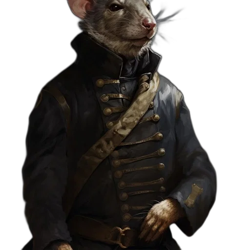 staff, animal, jacket, mask transparent PNG cut-out