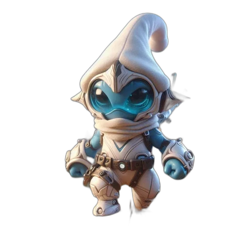 robot, staff, creature, weapon transparent PNG cut-out