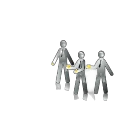 staff, umbrella, robot, 3d render transparent PNG cut-out