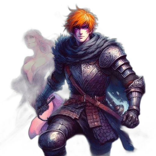 sword, weapon, staff, jacket transparent PNG cut-out