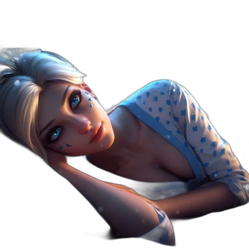 dress, face, staff, robot transparent PNG cut-out
