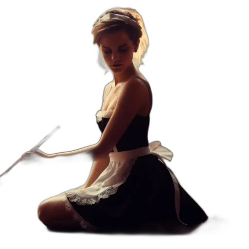 dress, staff, sword, weapon transparent PNG cut-out