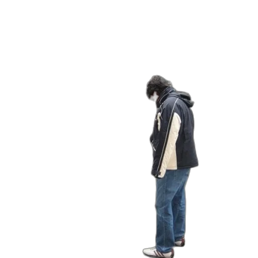 jacket, mask, staff, robot transparent PNG cut-out