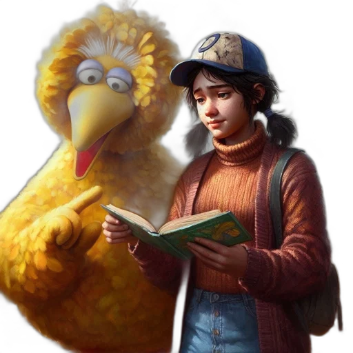 animal, hat, concept art, photorealistic transparent PNG cut-out