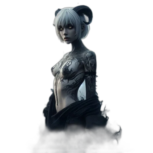 robot, mask, staff, creature transparent PNG cut-out