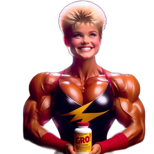 comic book art, cartoon, muscular, woman transparent PNG cut-out
