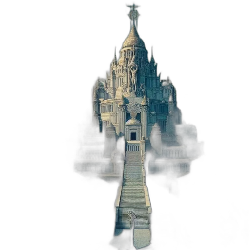 building, crown, sword, weapon transparent PNG cut-out