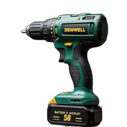 weapon, dewwell, drills, battery transparent PNG cut-out