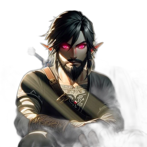 sword, mask, dragon, fantasy art transparent PNG cut-out