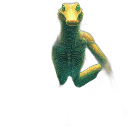 creature, dragon, animal, robot transparent PNG cut-out