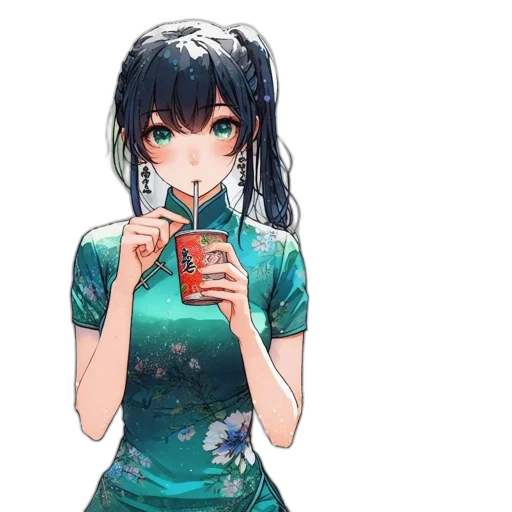 dress, bottle, food, creature transparent PNG cut-out