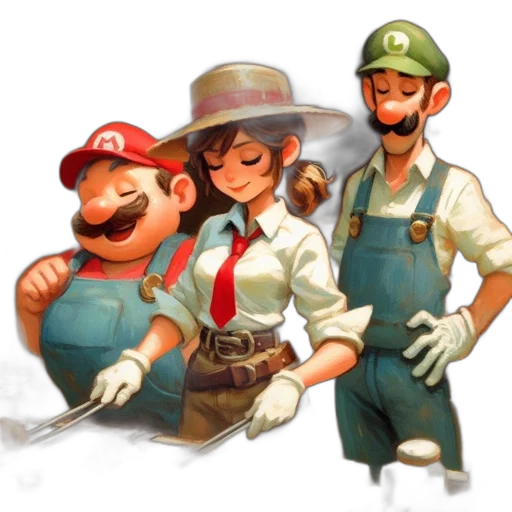 staff, hat, weapon, concept art transparent PNG cut-out