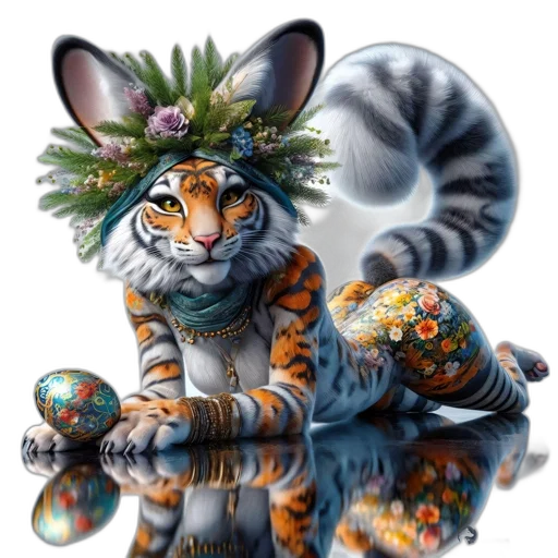 jewelry, crown, animal, fantasy art transparent PNG cut-out