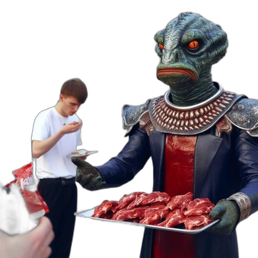 food, creature, dragon, robot transparent PNG cut-out