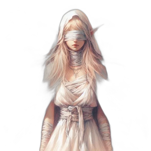 dress, mask, face, sword transparent PNG cut-out