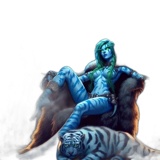 creature, fantasy art, concept art, comic book art transparent PNG cut-out