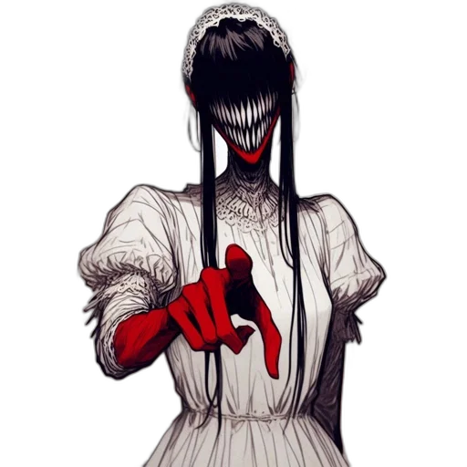 dress, mask, creature, face transparent PNG cut-out