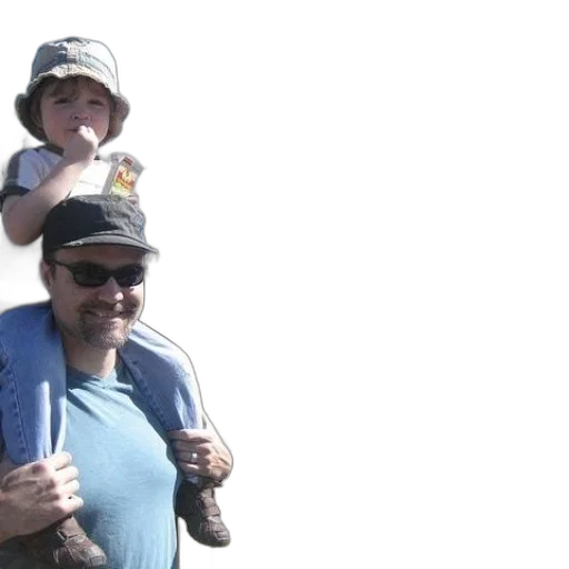 hat, man, child, zoo transparent PNG cut-out