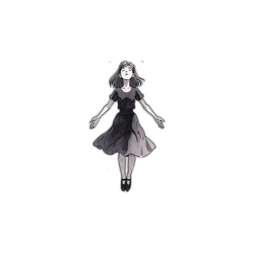 dress, creature, staff, robot transparent PNG cut-out