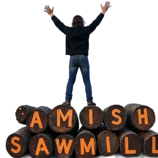 animal, person, stands, pile transparent PNG cut-out