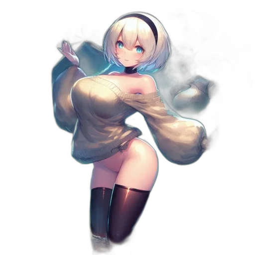 robot, dress, jacket, staff transparent PNG cut-out