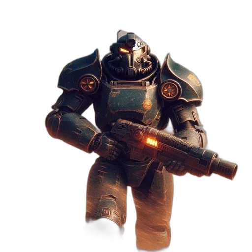 robot, weapon, staff, sword transparent PNG cut-out