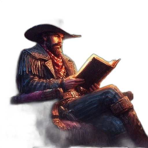 hat, jacket, staff, face transparent PNG cut-out